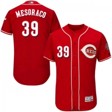 Men's Majestic Cincinnati Reds #39 Devin Mesoraco Red Alternate Flex Base Authentic Collection MLB Jersey