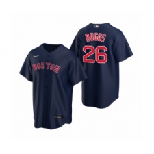 Men's Boston Red Sox #26 Wade Boggs Nike Navy Replica Alternate Jersey