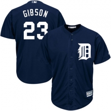 Youth Majestic Detroit Tigers #23 Kirk Gibson Replica Navy Blue Alternate Cool Base MLB Jersey