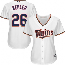 Women's Majestic Minnesota Twins #26 Max Kepler Authentic White Home Cool Base MLB Jersey