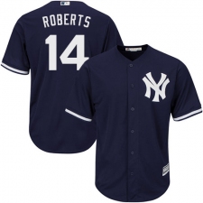 Youth Majestic New York Yankees #14 Brian Roberts Replica Navy Blue Alternate MLB Jersey