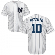 Youth Majestic New York Yankees #10 Phil Rizzuto Replica White Home MLB Jersey