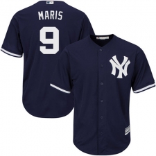 Youth Majestic New York Yankees #9 Roger Maris Replica Navy Blue Alternate MLB Jersey