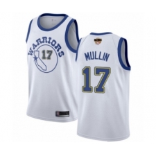 Women's Golden State Warriors #17 Chris Mullin Swingman White Hardwood Classics 2019 Basketball Finals Bound Basketball Jersey