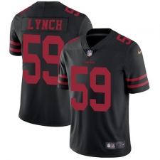 Youth Nike San Francisco 49ers #59 Aaron Lynch Elite Black NFL Jersey
