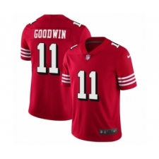 Men's San Francisco 49ers #11 Marquise Goodwin Limited Red Rush Vapor Untouchable Football Jerseys