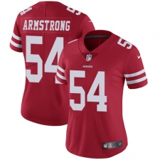 Women's Nike San Francisco 49ers #54 Ray-Ray Armstrong Elite Red Team Color NFL Jersey