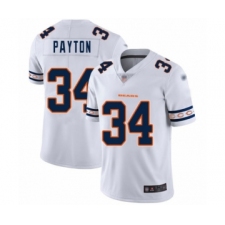 Men's Chicago Bears #34 Walter Payton White Team Logo Fashion Limited Football Jersey