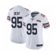 Women's Chicago Bears #95 Richard Dent White 100th Season Limited Football Jersey