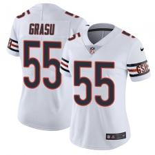 Women's Nike Chicago Bears #55 Hroniss Grasu Elite White NFL Jersey