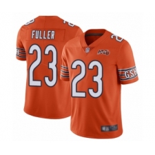 Men's Chicago Bears #23 Kyle Fuller Orange Alternate 100th Season Limited Football Jersey