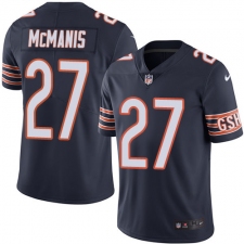 Youth Nike Chicago Bears #27 Sherrick McManis Elite Navy Blue Team Color NFL Jersey
