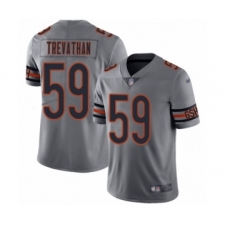 Men's Chicago Bears #59 Danny Trevathan Limited Silver Inverted Legend Football Jersey