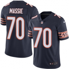 Youth Nike Chicago Bears #70 Bobby Massie Elite Navy Blue Team Color NFL Jersey