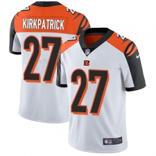 Youth Nike Cincinnati Bengals #27 Dre Kirkpatrick Vapor Untouchable Limited White NFL Jersey