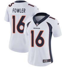 Women's Nike Denver Broncos #16 Bennie Fowler Elite White NFL Jersey