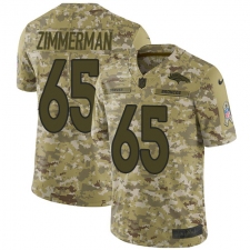 Youth Nike Denver Broncos #65 Gary Zimmerman Limited Camo 2018 Salute to Service NFL Jersey