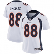 Women's Nike Denver Broncos #88 Demaryius Thomas White Vapor Untouchable Limited Player NFL Jersey