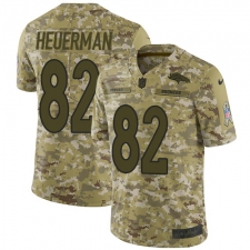 Youth Nike Denver Broncos #82 Jeff Heuerman Limited Camo 2018 Salute to Service NFL Jersey