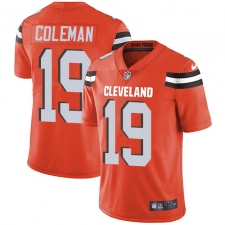 Youth Nike Cleveland Browns #19 Corey Coleman Elite Orange Alternate NFL Jersey