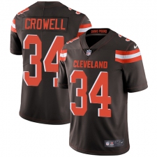 Youth Nike Cleveland Browns #34 Isaiah Crowell Elite Brown Team Color NFL Jersey