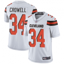 Youth Nike Cleveland Browns #34 Isaiah Crowell Elite White NFL Jersey