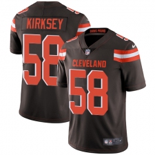 Youth Nike Cleveland Browns #58 Christian Kirksey Elite Brown Team Color NFL Jersey