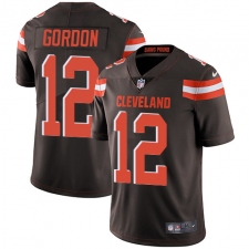 Youth Nike Cleveland Browns #12 Josh Gordon Elite Brown Team Color NFL Jersey