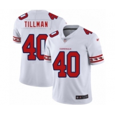 Men's Arizona Cardinals #40 Pat Tillman Limited White Team Logo Fashion Football Jersey
