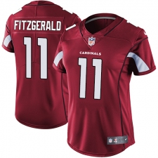 Women's Nike Arizona Cardinals #11 Larry Fitzgerald Elite Red Team Color NFL Jersey