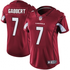 Women's Nike Arizona Cardinals #7 Blaine Gabbert Elite Red Team Color NFL Jersey