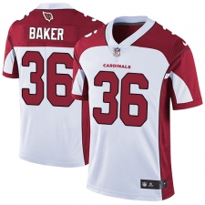 Youth Nike Arizona Cardinals #36 Budda Baker Elite White NFL Jersey
