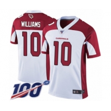 Men's Arizona Cardinals #10 Chad Williams White Vapor Untouchable Limited Player 100th Season Football Jersey
