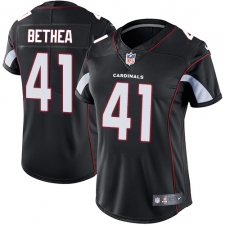 Women's Nike Arizona Cardinals #41 Antoine Bethea Elite Black Alternate NFL Jersey