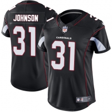 Women's Nike Arizona Cardinals #31 David Johnson Elite Black Alternate NFL Jersey