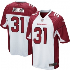 Youth Nike Arizona Cardinals #31 David Johnson Game White NFL Jersey