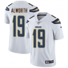 Youth Nike Los Angeles Chargers #19 Lance Alworth Elite White NFL Jersey