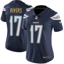 Women's Nike Los Angeles Chargers #17 Philip Rivers Elite Navy Blue Team Color NFL Jersey