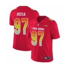 Men's Los Angeles Chargers #97 Joey Bosa Limited Red 2018 Pro Bowl Football Jersey