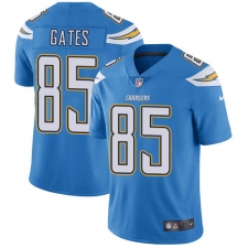 Men's Nike Los Angeles Chargers #85 Antonio Gates Electric Blue Alternate Vapor Untouchable Limited Player NFL Jersey