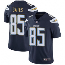 Youth Nike Los Angeles Chargers #85 Antonio Gates Elite Navy Blue Team Color NFL Jersey
