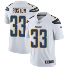 Youth Nike Los Angeles Chargers #33 Tre Boston Elite White NFL Jersey