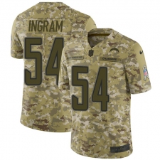 Men's Nike Los Angeles Chargers #54 Melvin Ingram Limited Camo 2018 Salute to Service NFL Jersey