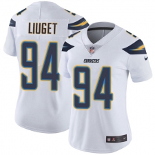 Women's Nike Los Angeles Chargers #94 Corey Liuget Elite White NFL Jersey