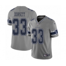 Women's Dallas Cowboys #33 Tony Dorsett Limited Gray Inverted Legend Football Jersey