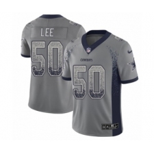 Men's Nike Dallas Cowboys #50 Sean Lee Limited Gray Rush Drift Fashion NFL Jersey