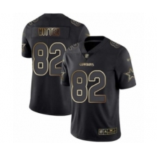 Men's Dallas Cowboys #82 Jason Witten Black Gold Vapor Untouchable Limited Football Jersey