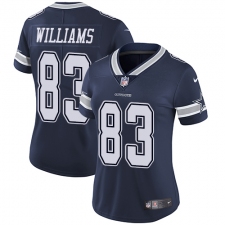Women's Nike Dallas Cowboys #83 Terrance Williams Elite Navy Blue Team Color NFL Jersey