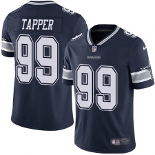 Youth Nike Dallas Cowboys #99 Charles Tapper Navy Blue Team Color Vapor Untouchable Limited Player NFL Jersey