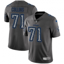 Youth Nike Dallas Cowboys #71 La'el Collins Gray Static Vapor Untouchable Limited NFL Jersey